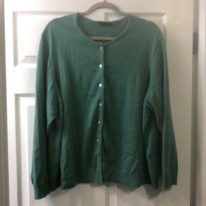 Sage green cardi